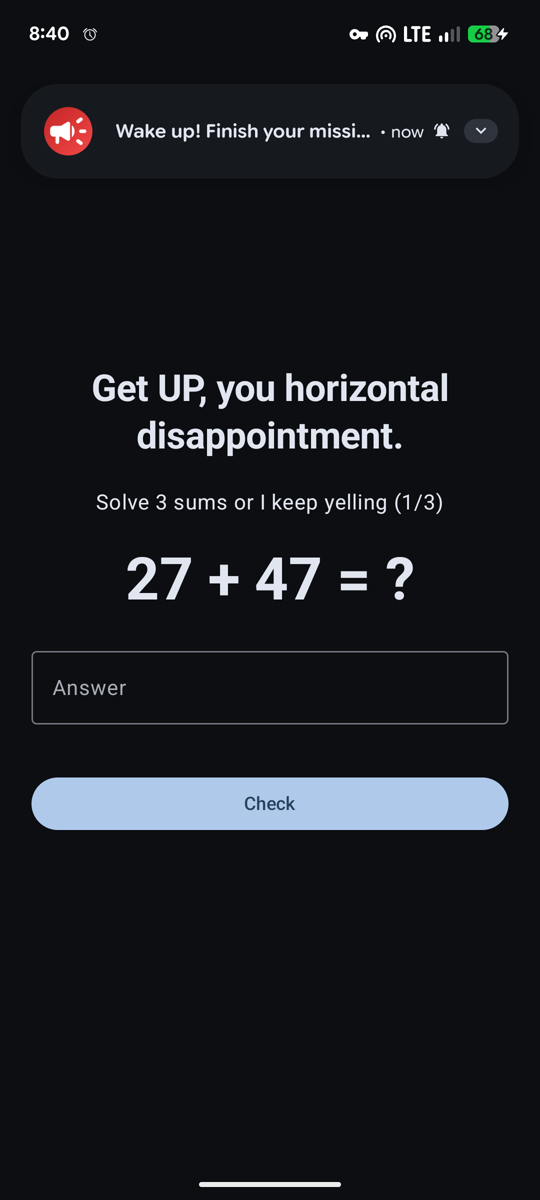 Maths mission to stop the alarm